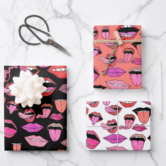 Sexuell Geschenkpapier Set (Vorderseite)