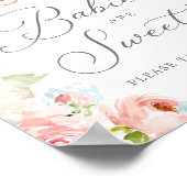 Sexuelle Aufdeckung Babys sind süßes Schildkröten Poster (Ecke)