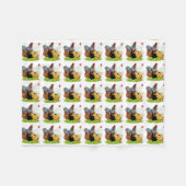 Sexuelles Quintet Fleecedecke (Vorderseite (Horizontal))