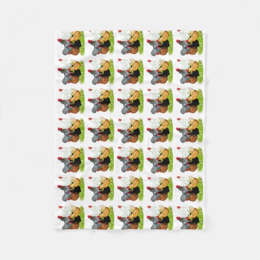 Sexuelles Quintet Fleecedecke (Vorderseite)