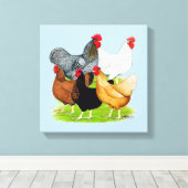 Sexuelles Quintet Leinwanddruck (Insitu (Holzboden))