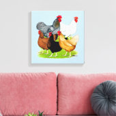 Sexuelles Quintet Leinwanddruck (Insitu (Wohnzimmer))