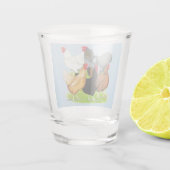 Sexuelles Quintet Schnapsglas (Rückseite)