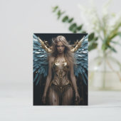 Sexy Angel Postkarte (Stehend Vorderseite)