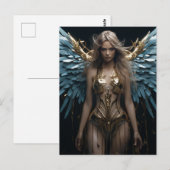 Sexy Angel Postkarte (Vorne/Hinten)