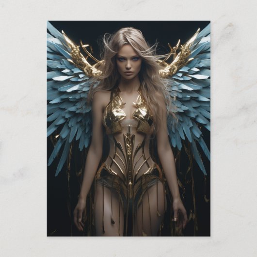 Sexy Angel Postkarte (Vorderseite)