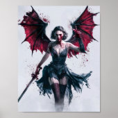 Sexy Bloody Vampire Warrior Poster (Vorne)