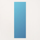 Sexy Blue Gradient Color Yogamatte (Vorderseite)