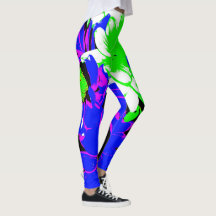 Sexy Blumen-Leggings "Sommer-Spaß " der Frauen