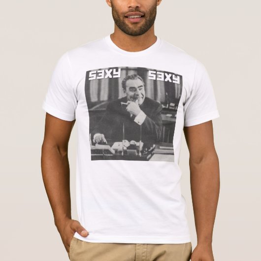 Sexy Brezhnev-Männer T-Shirt (Vorderseite)