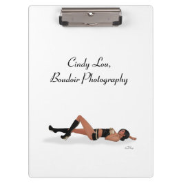 Sexy Brünett Pinup Girl Sleeping Clipboard Klemmbrett