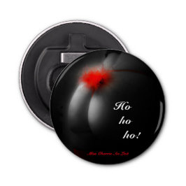 Sexy Christmas Glamour Babe Button Bottle Opener Flaschenöffner