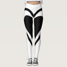 Sexy das Herz-Leggings der Frauen
