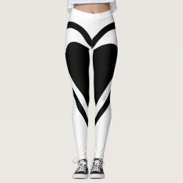 Sexy das Herz-Leggings der Frauen Leggings
