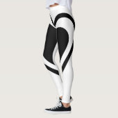 Sexy das Herz-Leggings der Frauen Leggings (Links)