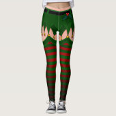 Sexy Elf Leggings Weihnachtskostümchen (Vorderseite)