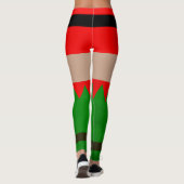 Sexy Elf Weihnachtskostüme Leggings (Rückseite)