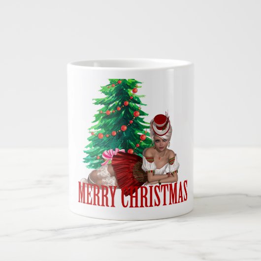 Sexy Frohe Weihnachtskaffee Spezialität Tasse (Vorderseite)