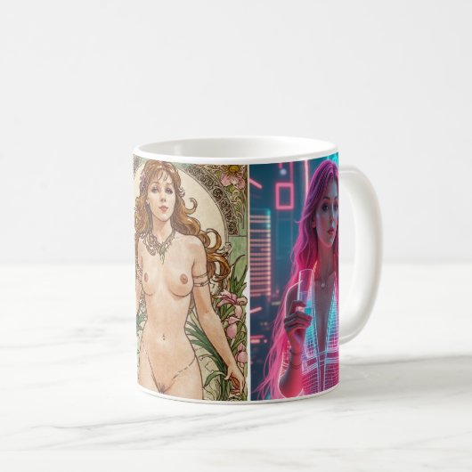 Sexy Girl Tasse (VorderseiteRechts)