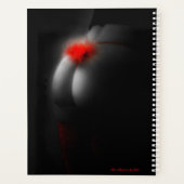 Sexy Glamour Babe Weihnachtsgeschenk Geschenkplane Planer (Rückseite)