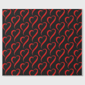 sexy Herzen Geschenkpapier (Flach)