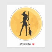 Sexy Hexenmond Aufkleber (Blatt)