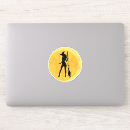 Sexy Hexenmond Aufkleber