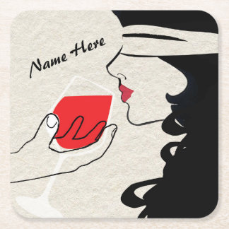 Sexy kundengerechter rechteckiger pappuntersetzer