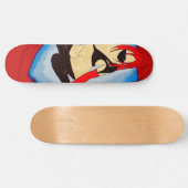 SEXY LADY SKATEBOARD ART PRINT (Horizontal)