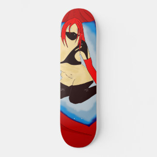 SEXY LADY SKATEBOARD ART PRINT