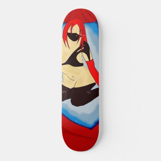 SEXY LADY SKATEBOARD ART PRINT (Vorderseite)