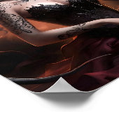 Sexy Lady Vampire Hexenposter Art Poster (Ecke)