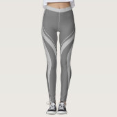 Sexy Light Gray Heart Hintern Gym Actuwear Legging Leggings (Vorderseite)