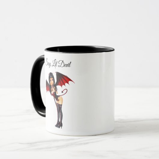 Sexy Lil Devil | Halloween Tasse (Vorderseite Links)