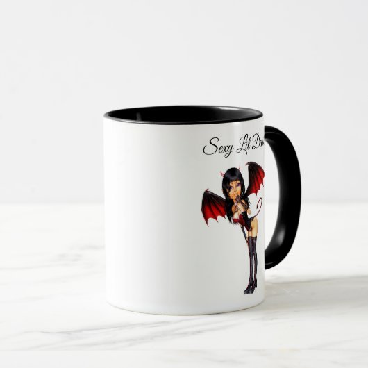 Sexy Lil Devil | Halloween Tasse (VorderseiteRechts)