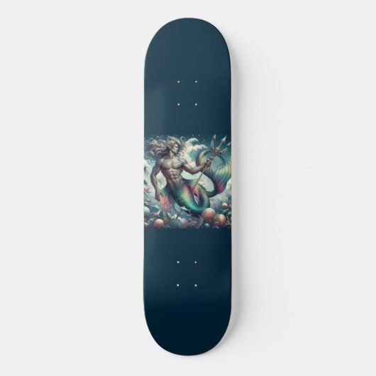 Sexy Merman Skateboard (Vorderseite)