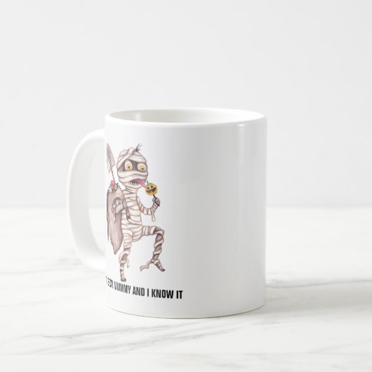 Sexy Mummy Kaffeetasse (Vorderseite Links)