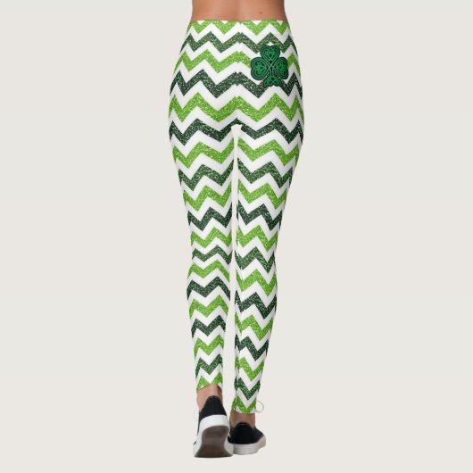 Sexy Niedlich St Patrick's Day Leggings Patrick Pa (Rückseite)