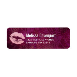 Sexy Pink Glitzer Lips Glamour