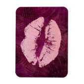 Sexy Pink Glitzer Lips Glamour Magnet (Vertikal)