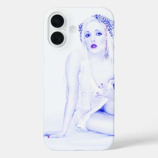 Sexy Pinup Girl Art Model Babe iPhone 6 Handy Case (Rückseite)