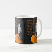 Sexy Pinup Witch Goth Halloween Meme Tasse Samhain (VorderseiteRechts)