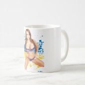 Sexy Pinupmädchen-Kaffee-Tasse Kaffeetasse (VorderseiteRechts)
