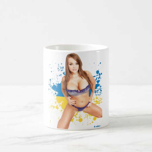Sexy Pinupmädchen-Kaffee-Tasse Kaffeetasse (Mittel)