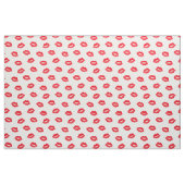 Sexy Red Lips Muster auf Weiß Stoff (Fat Quarter (45,7 x 55,9 cm))