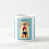 Sexy Retro Pinup Girl Garage Man Cave Tasse (Mittel)
