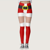 Sexy Santa Christmas Strumpfs Neuer Spaß Leggings (Vorderseite)