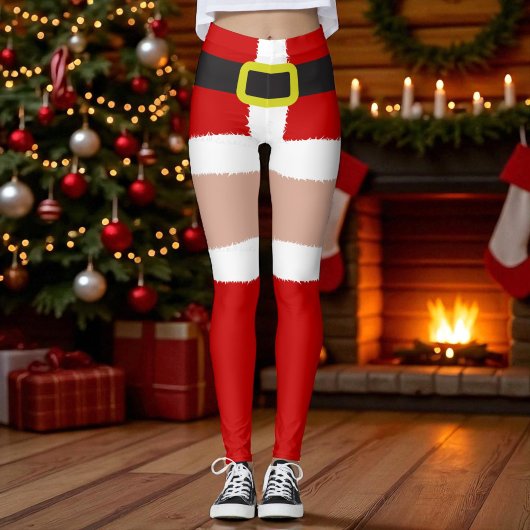Sexy Santa Christmas Strumpfs Neuer Spaß Leggings