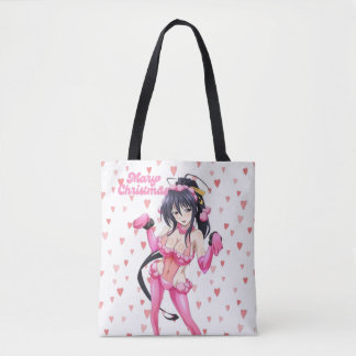 Sexy Santa Frohe Weihnachten PinkHeart Anime Diva Tasche