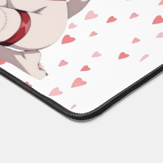 Sexy Santa Marry Cristmas Pink Heart Anime Diva Schreibtischunterlage (Ecke)